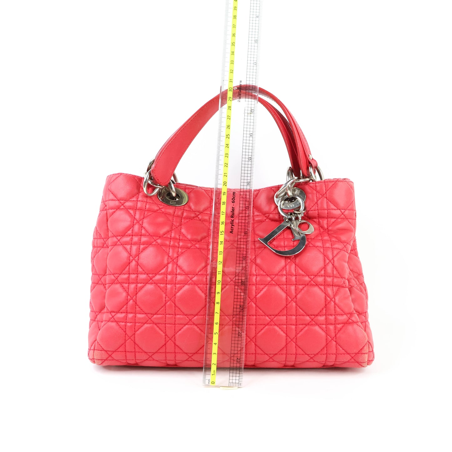 Christian Dior Soft Cannage Yote Red Bag