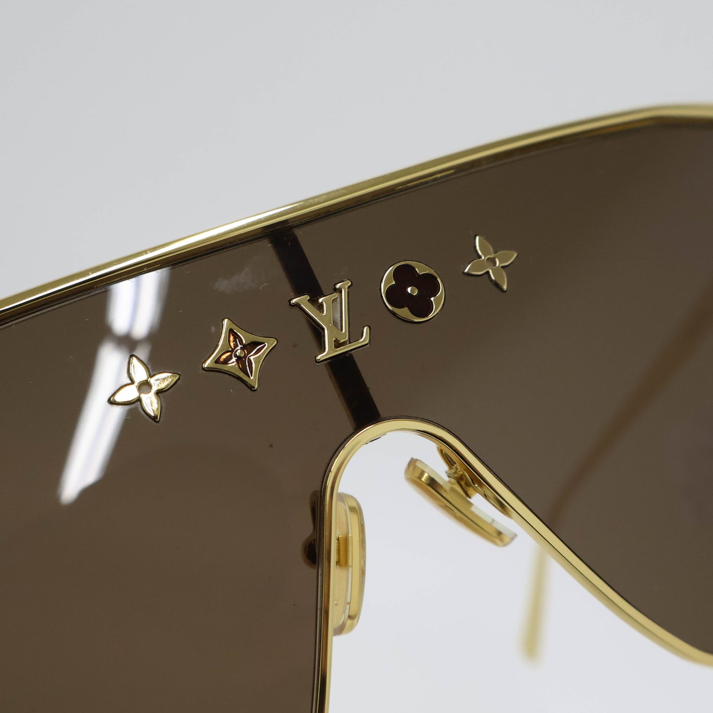 Louis Vuitton Sunglasses Golden Mask G Brown