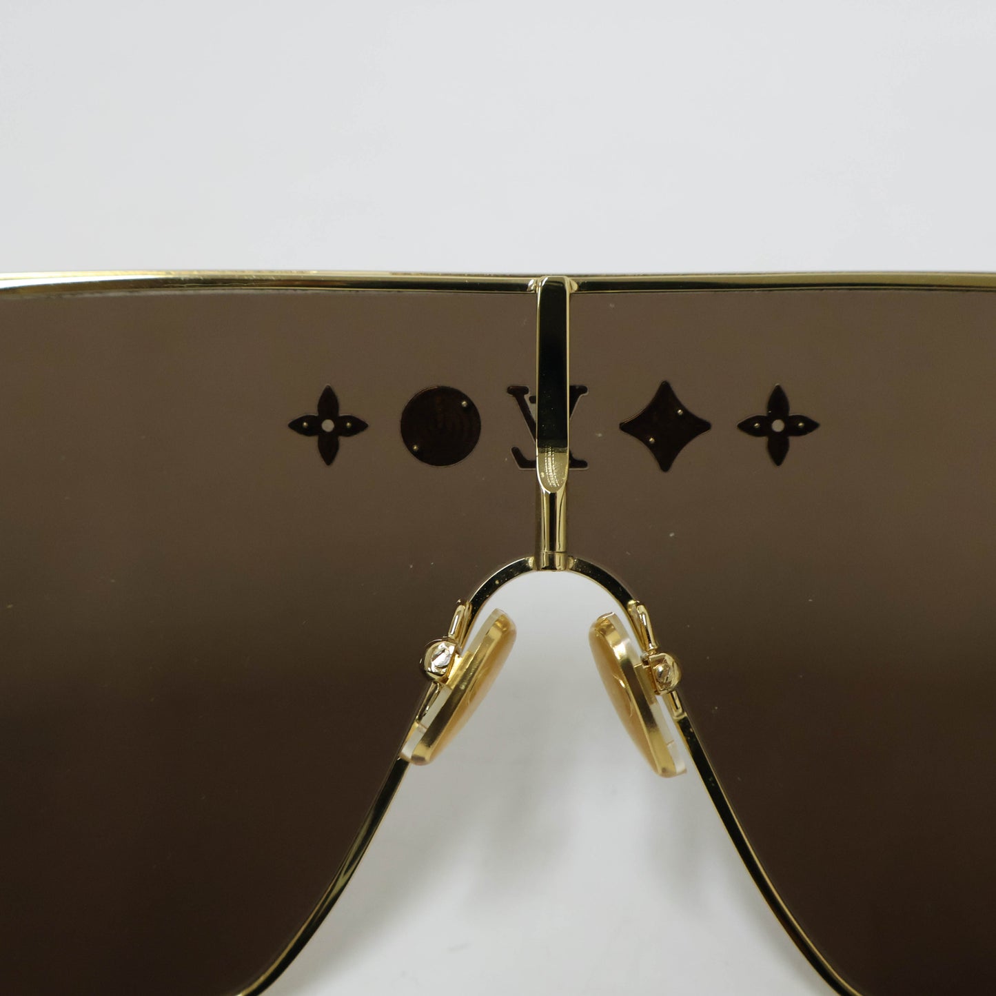 Louis Vuitton Sunglasses Golden Mask G Brown