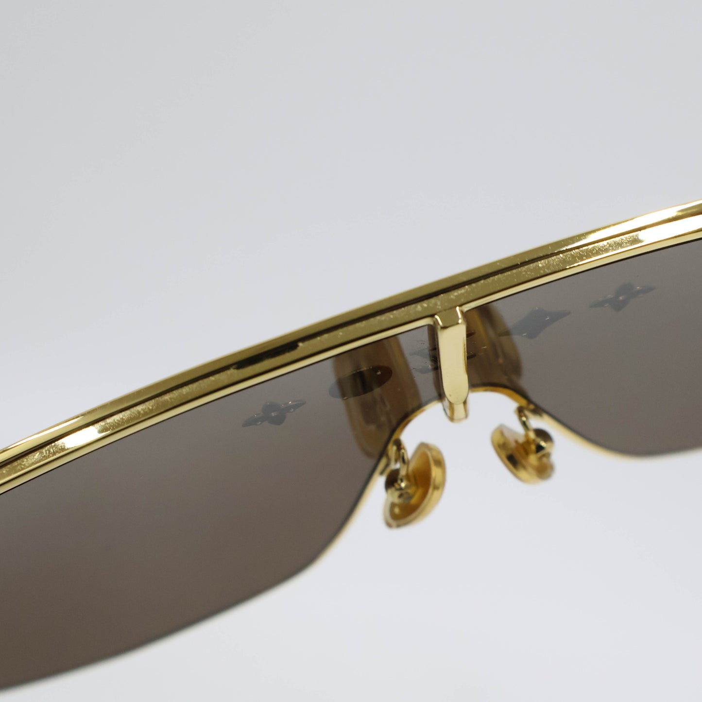 Louis Vuitton Sunglasses Golden Mask G Brown