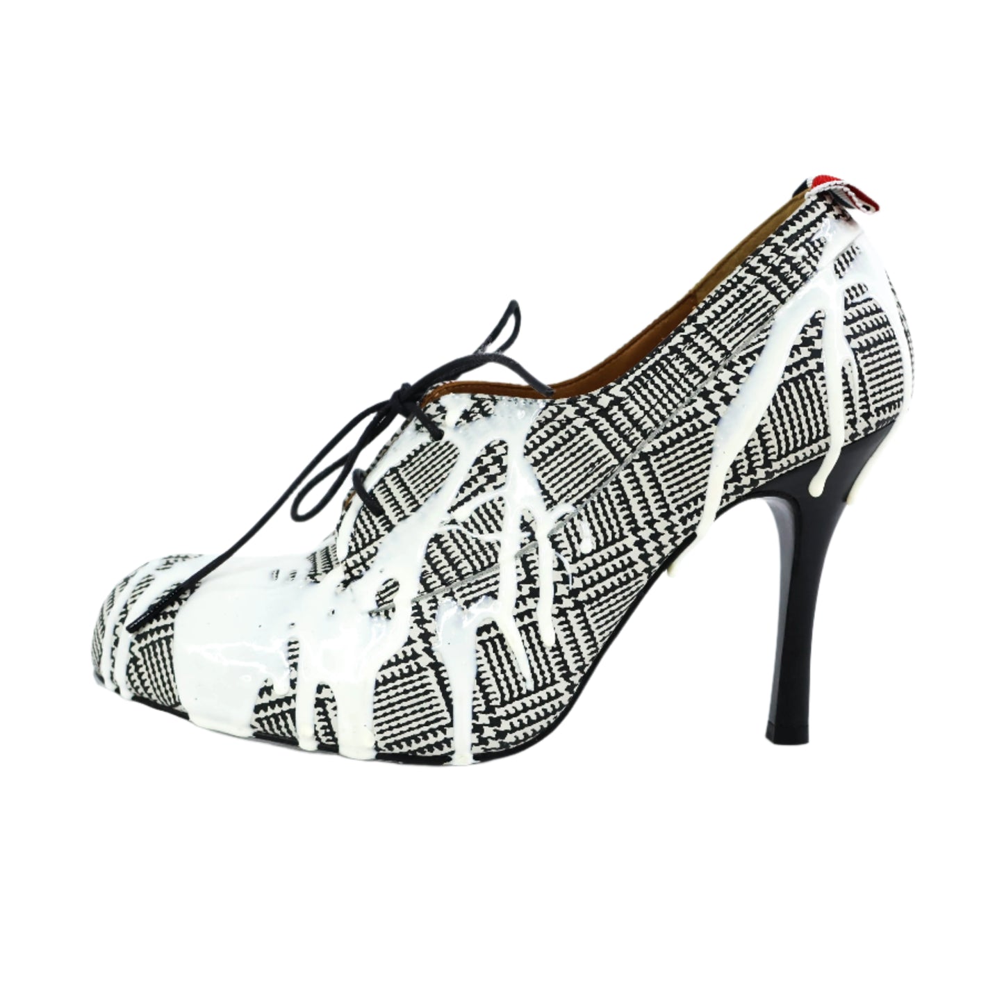 Thom Brown Boots Heel Black White 37