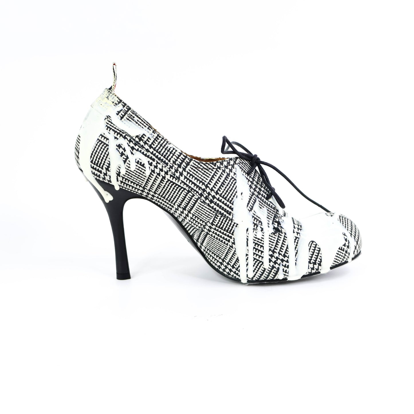 Thom Brown Boots Heel Black White 37