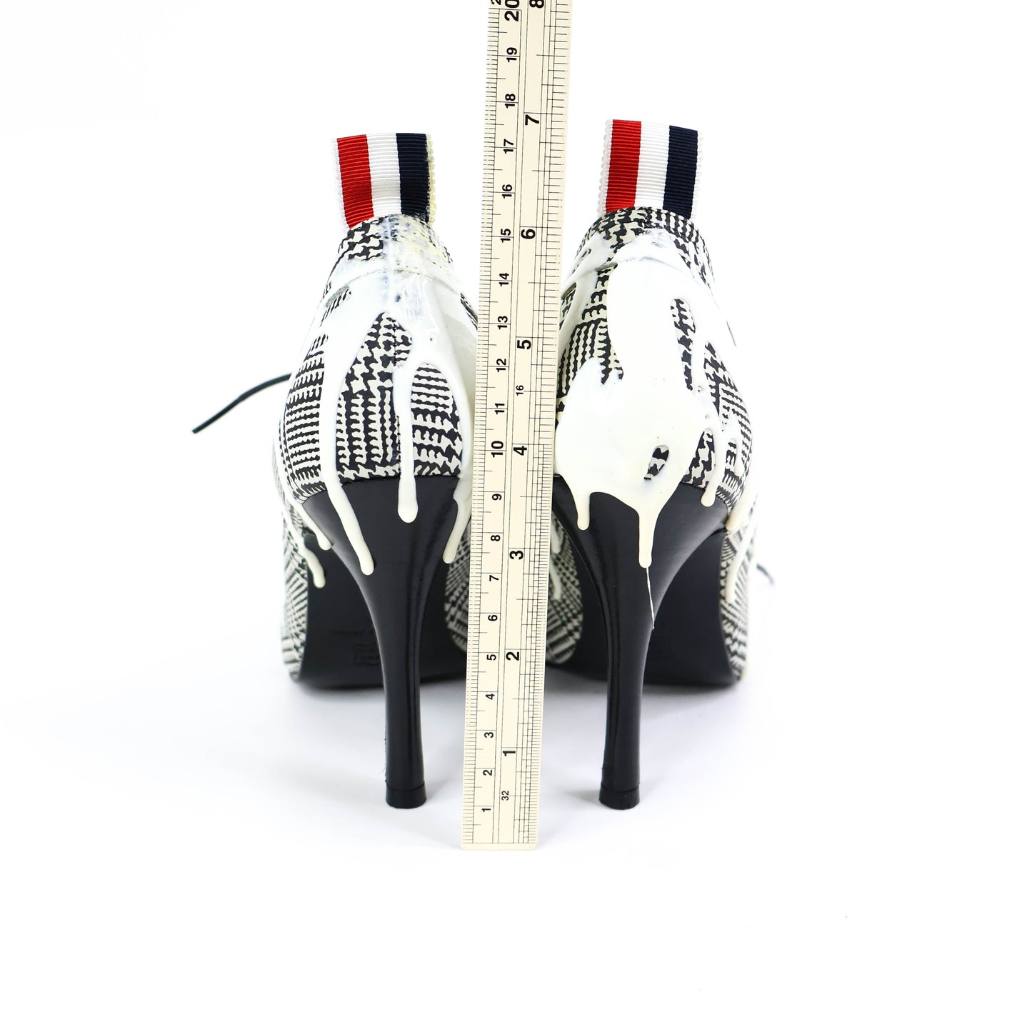 Thom Brown Boots Heel Black White 37
