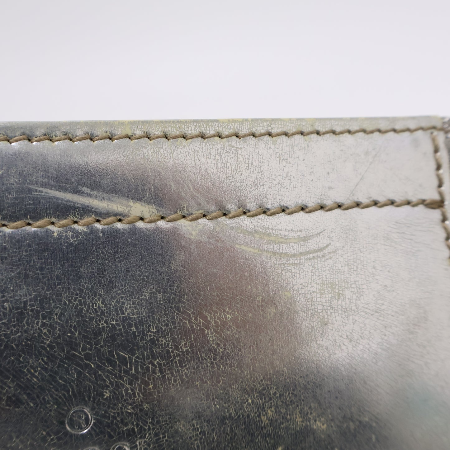 Gucci Belt Bag Two Pocket Canvas Silver