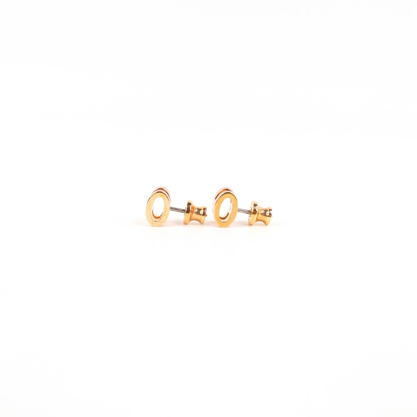 Hermes Mini Pop H Earrings Orange GHW