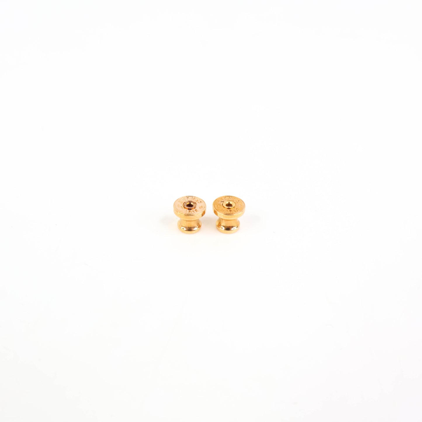Hermes Mini Pop H Earrings Orange GHW
