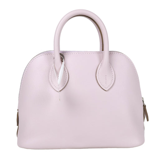 Hermes Bolide 1923 Mini Mauve Pale Evercolor PHW