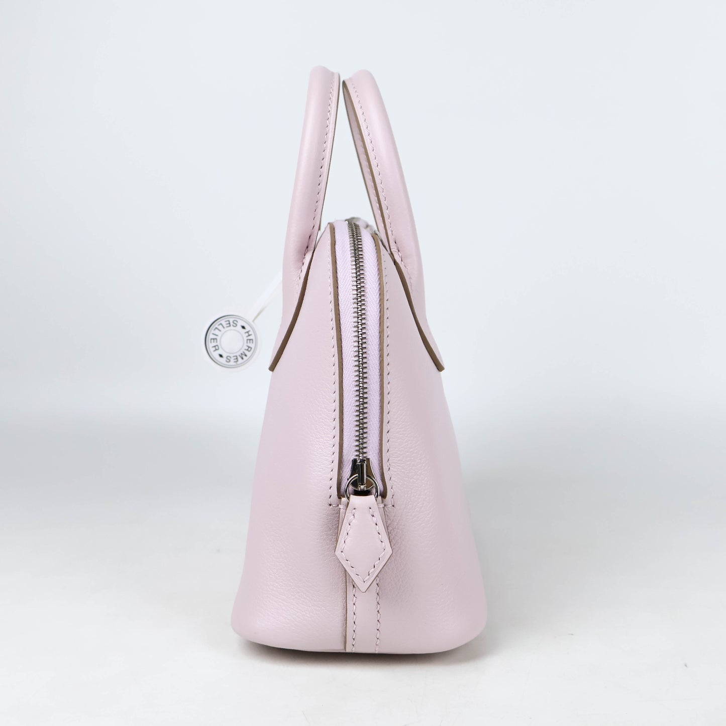 Hermes Bolide 1923 Mini Mauve Pale Evercolor PHW