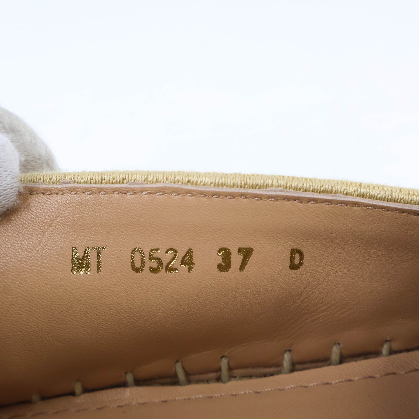 Dior Granville Espadrille Natural Raffia Beige Logo Black 37