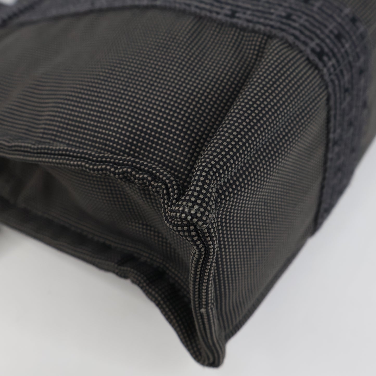 Hermes Herline Tote Bag Canvas Black