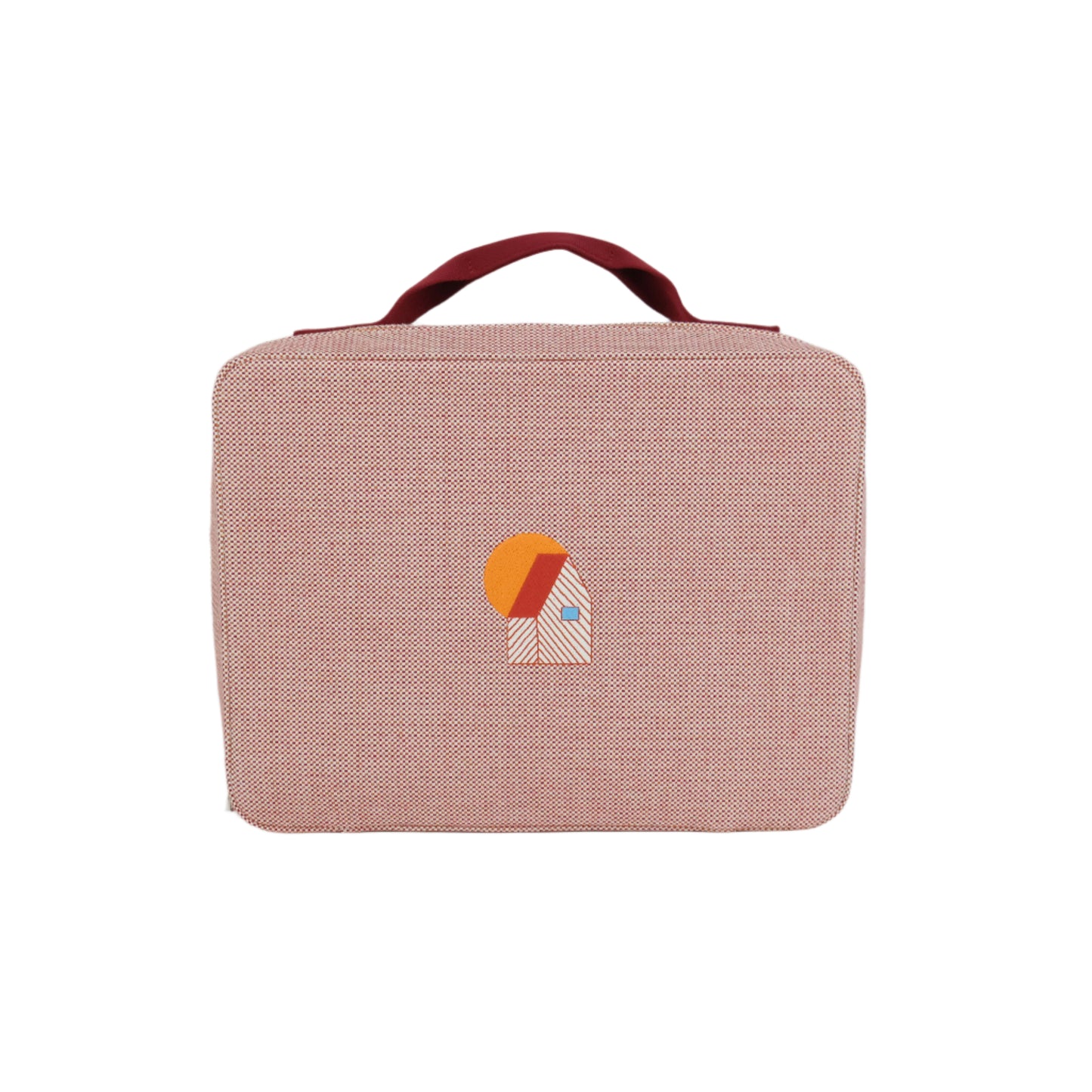 Hermes Les Cabanes Case Orange Framboise