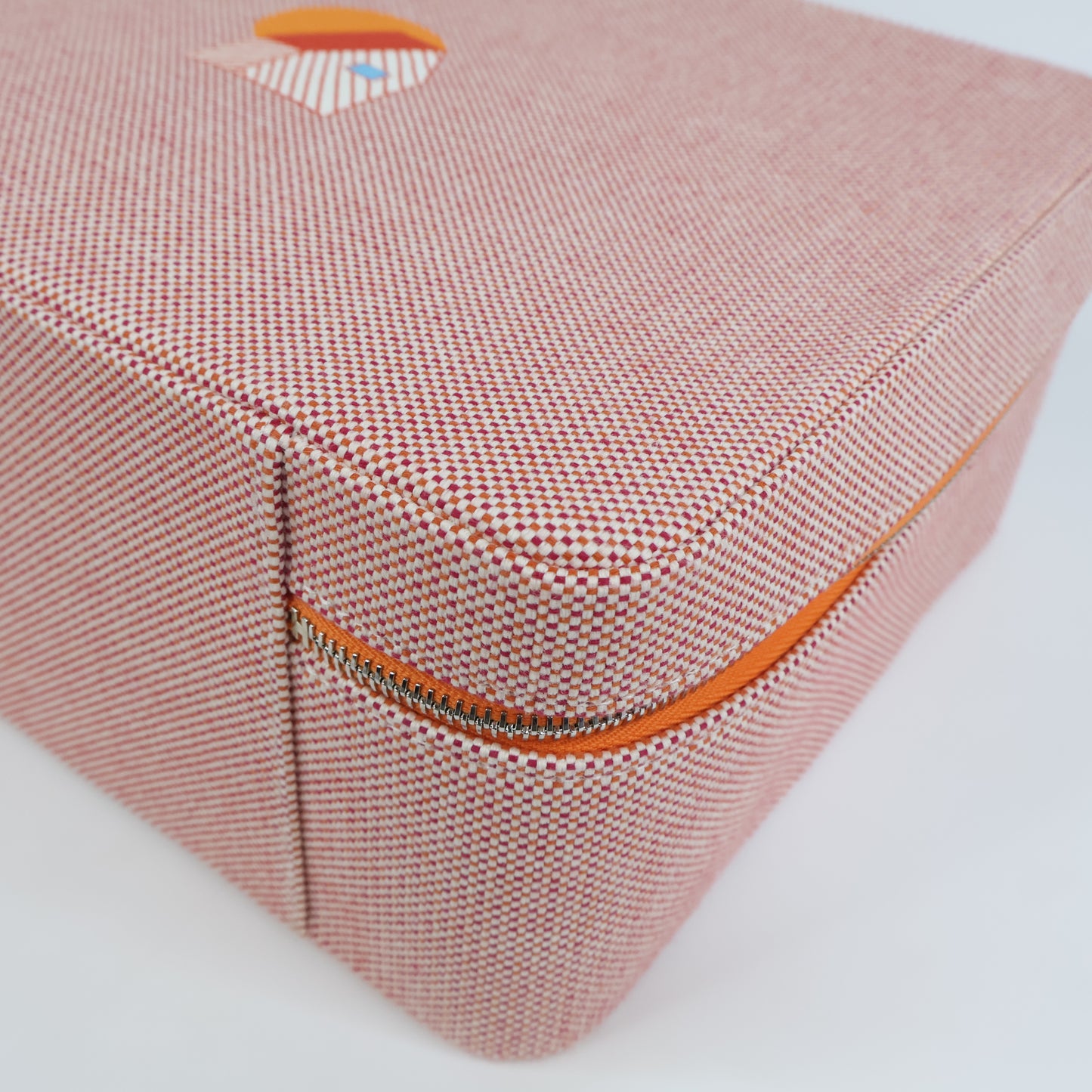 Hermes Les Cabanes Case Orange Framboise