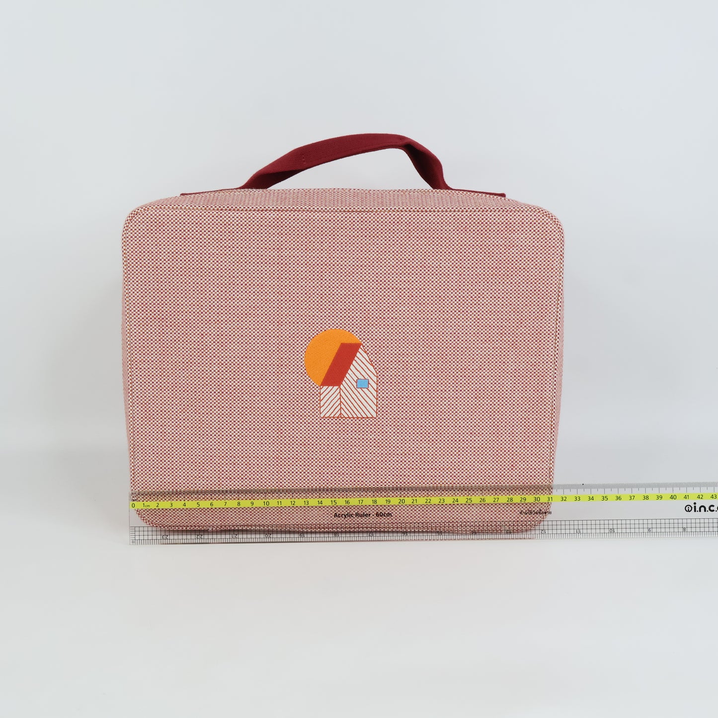 Hermes Les Cabanes Case Orange Framboise