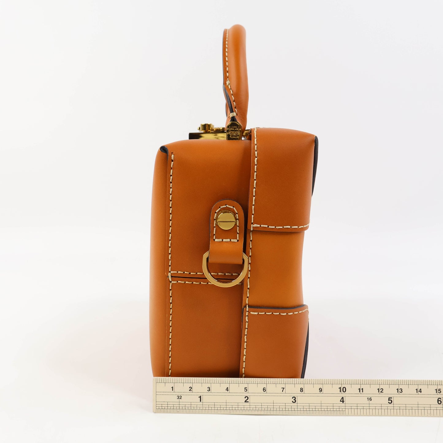 MCM Soft Berlin Crossbody Bag Brown