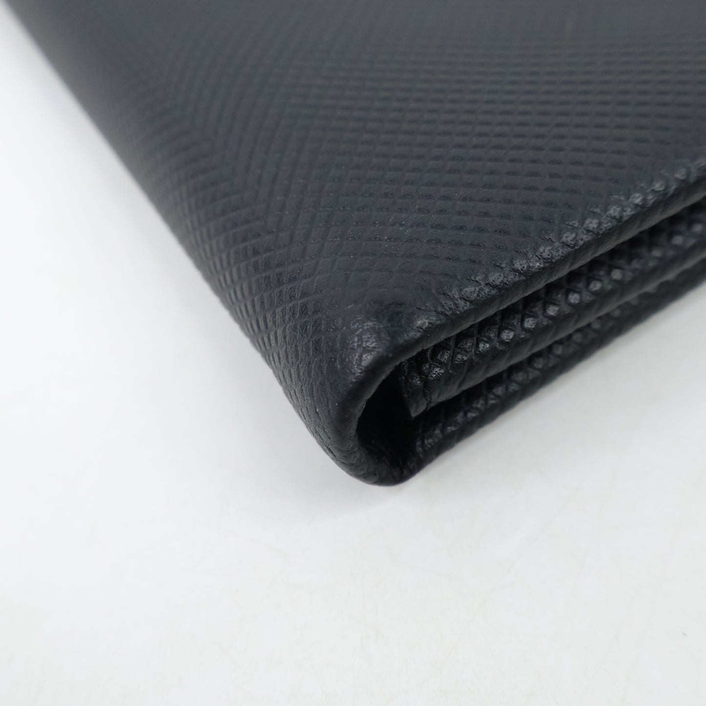 Bottega Veneta Long Wallet Tri-Fold Zip Black