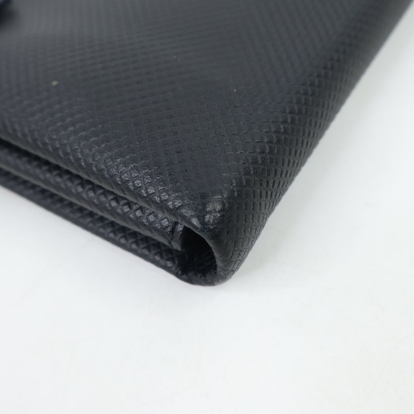 Bottega Veneta Long Wallet Tri-Fold Zip Black