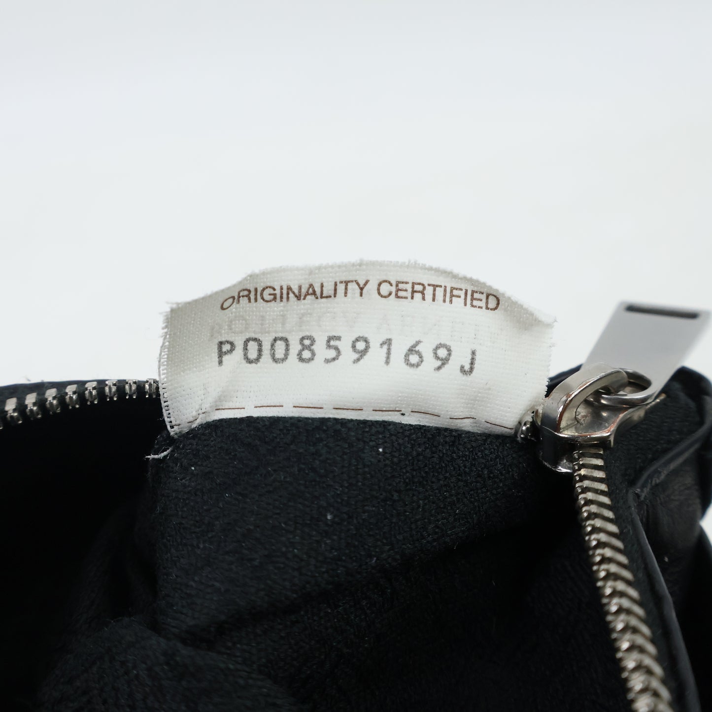 Bottega Veneta Long Wallet Tri-Fold Zip Black