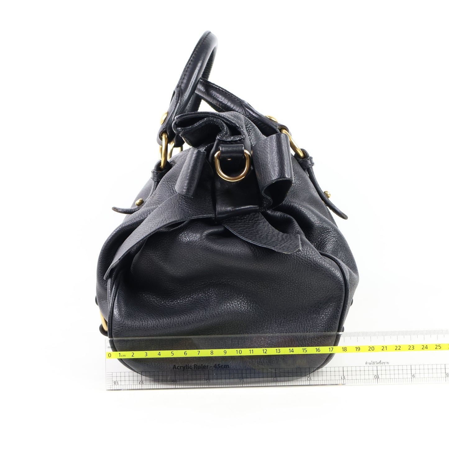 Miu Miu Bow Bag Medium Black