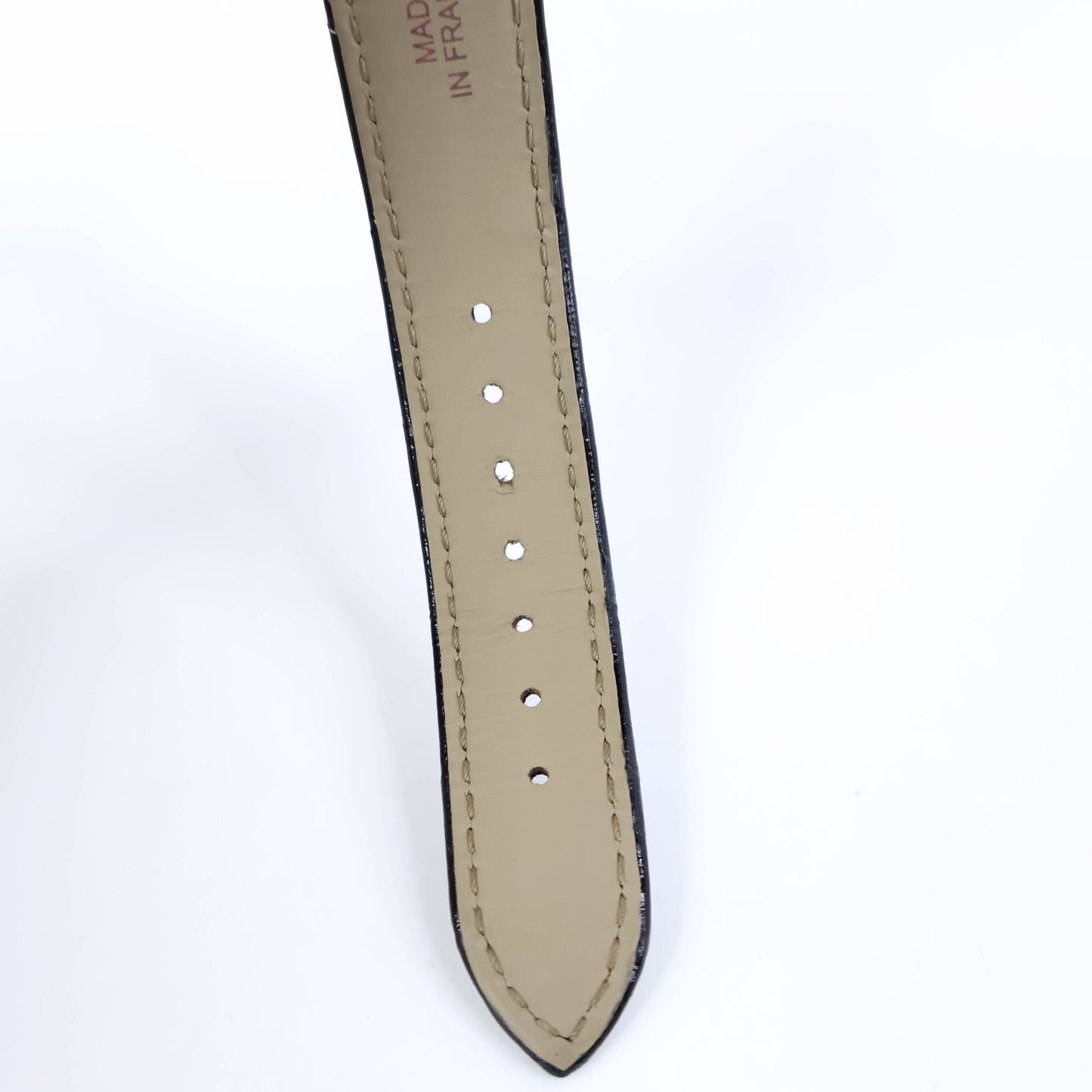 Cartier Watch Tank Must PM Alligator Black Steel