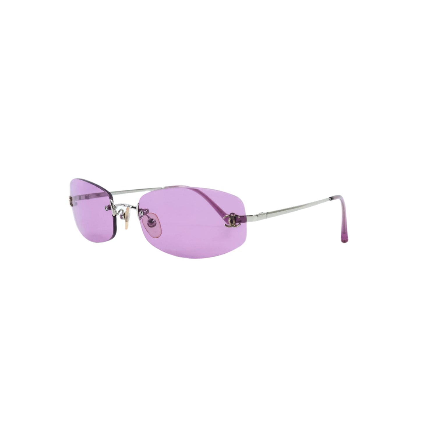 Chanel Sunglasses Purple Lens
