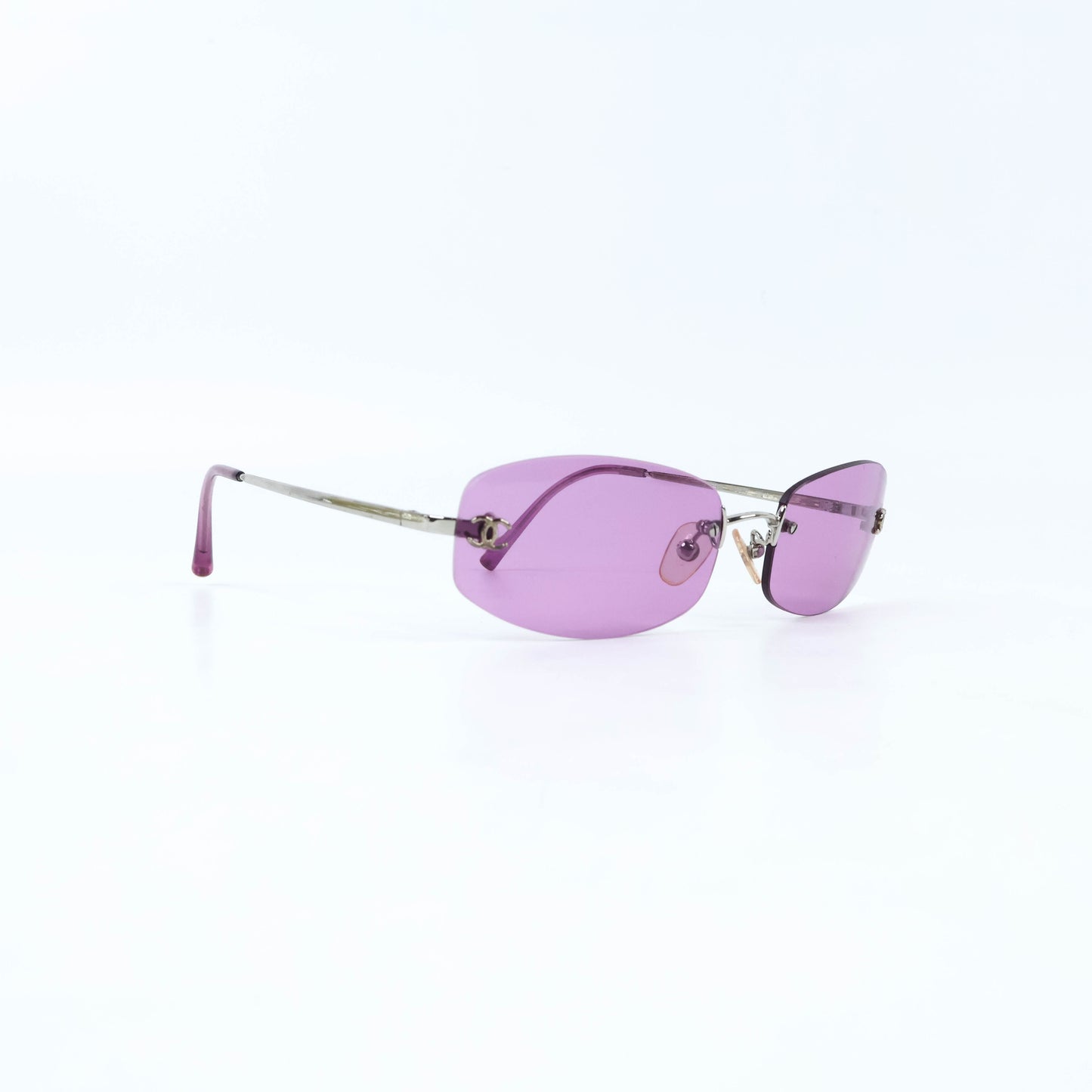 Chanel Sunglasses Purple Lens