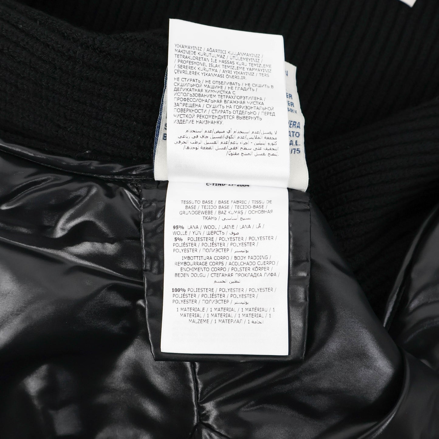 Moncler Jacket Black Knit