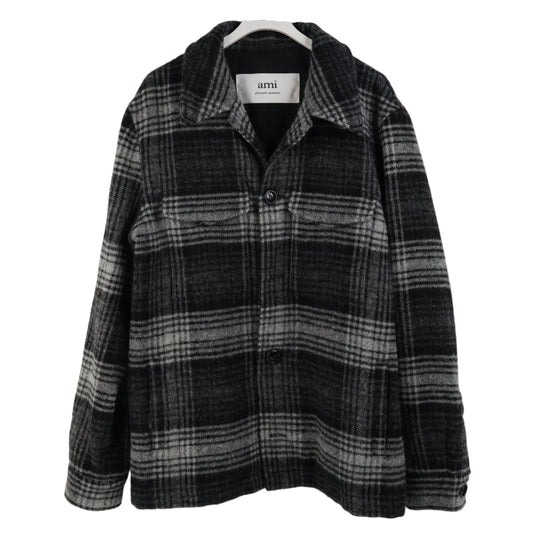 Ami Jacket Wool Black/Grey
