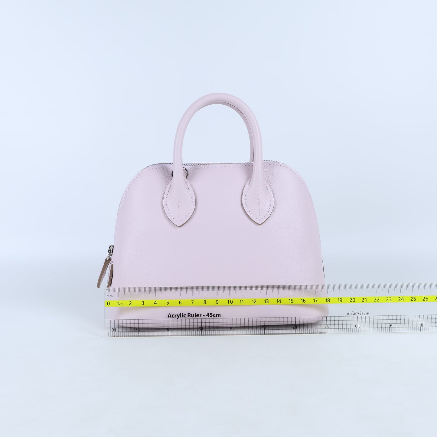 Hermes Bolide 1923 Mini Mauve Pale Evercolor PHW
