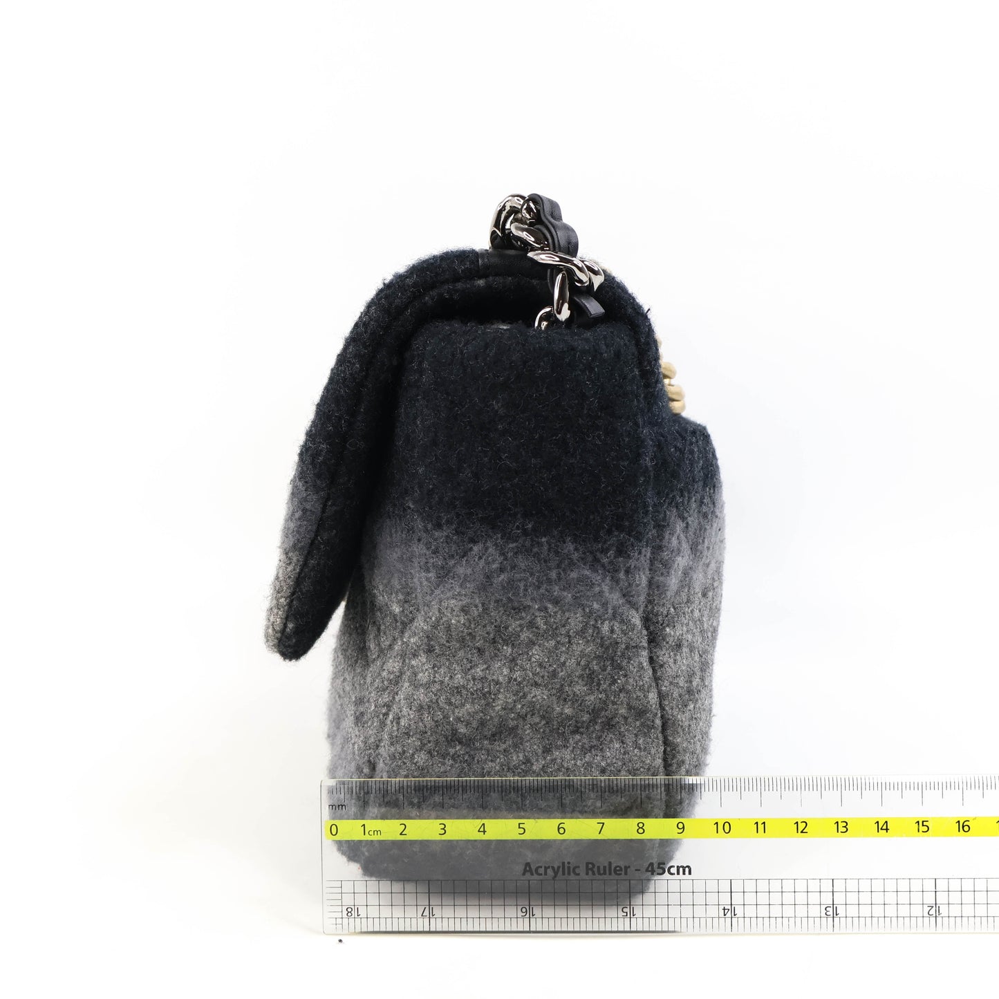 Chanel 19 Wool Ombre Grey