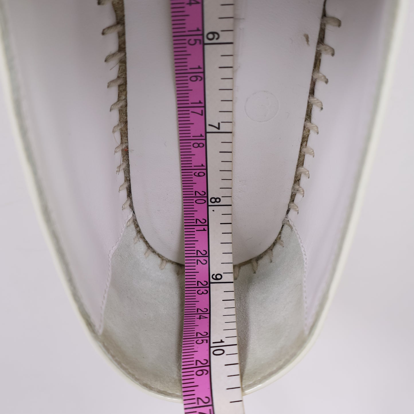 Chanel Espadrilles Patent White/Black Crystal 37