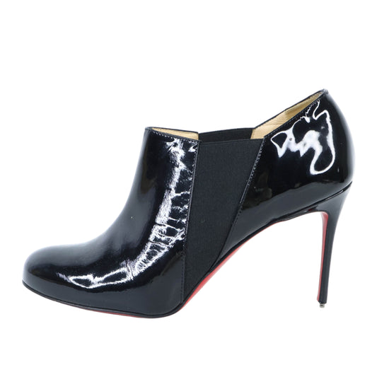 Christian Loubouin Boots Patent Black 38