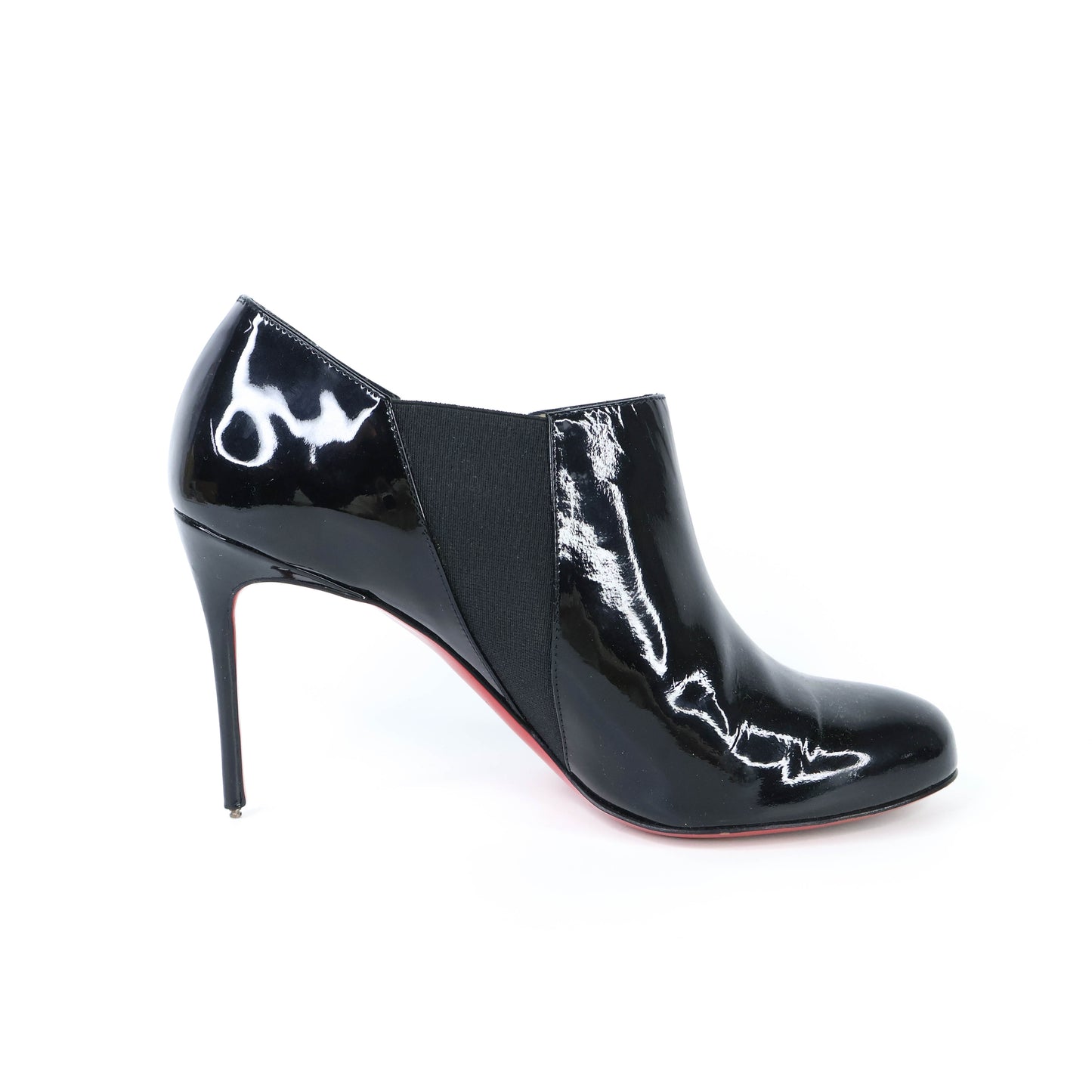 Christian Loubouin Boots Patent Black 38