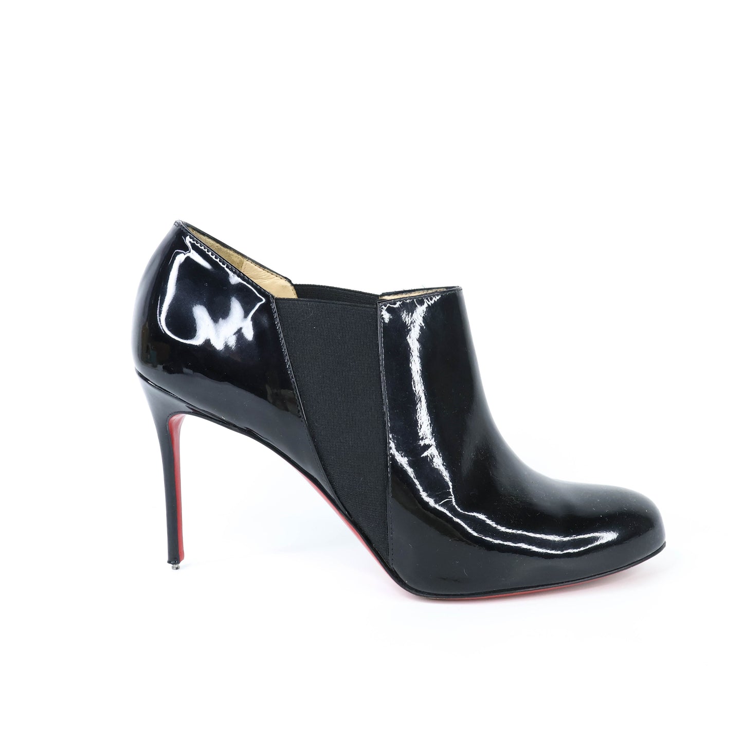 Christian Loubouin Boots Patent Black 38