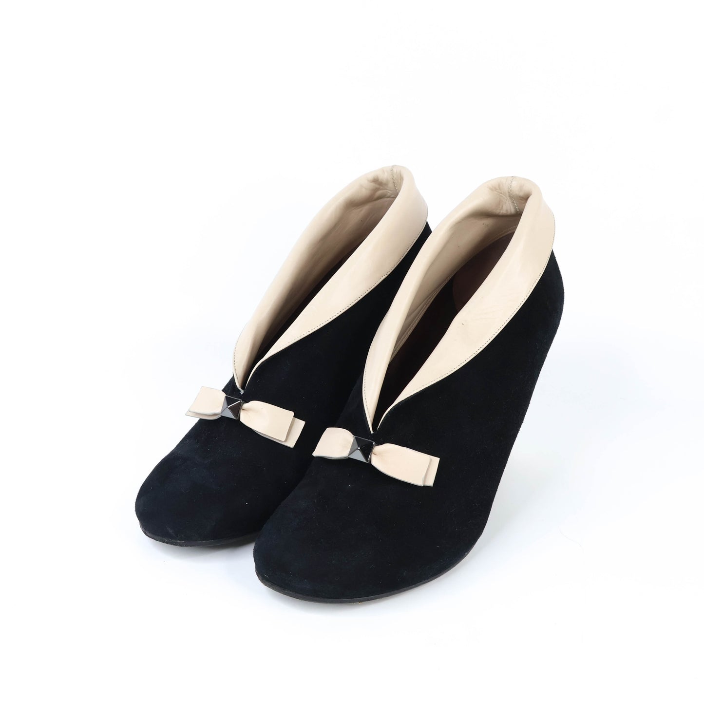 Marc Jacobs Black/Beige Suede 38