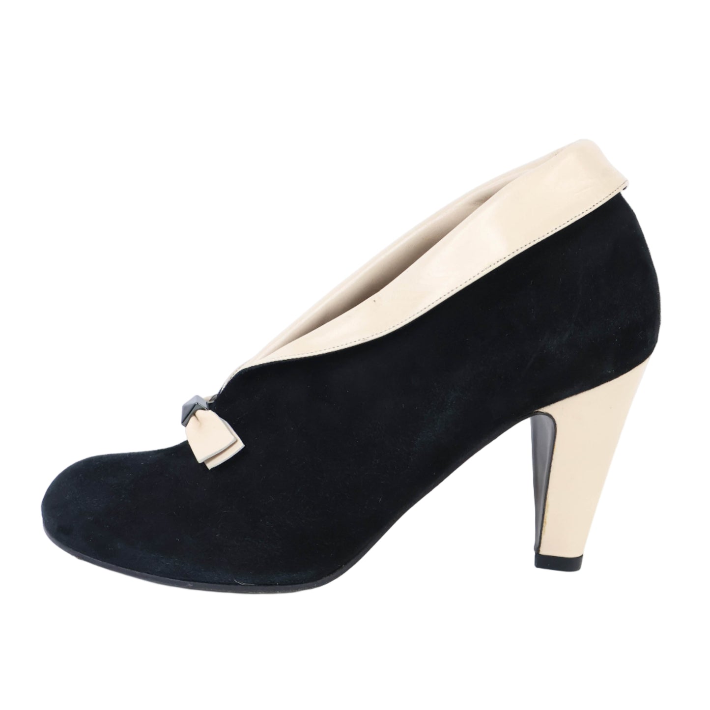 Marc Jacobs Black/Beige Suede 38