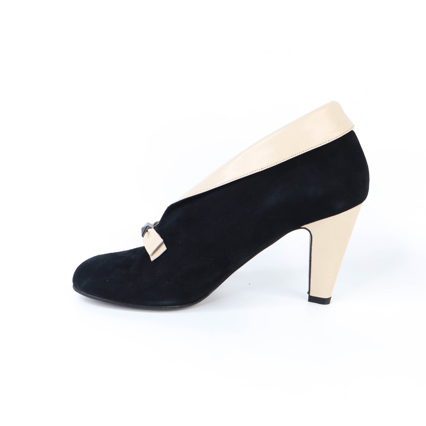 Marc Jacobs Black/Beige Suede 38