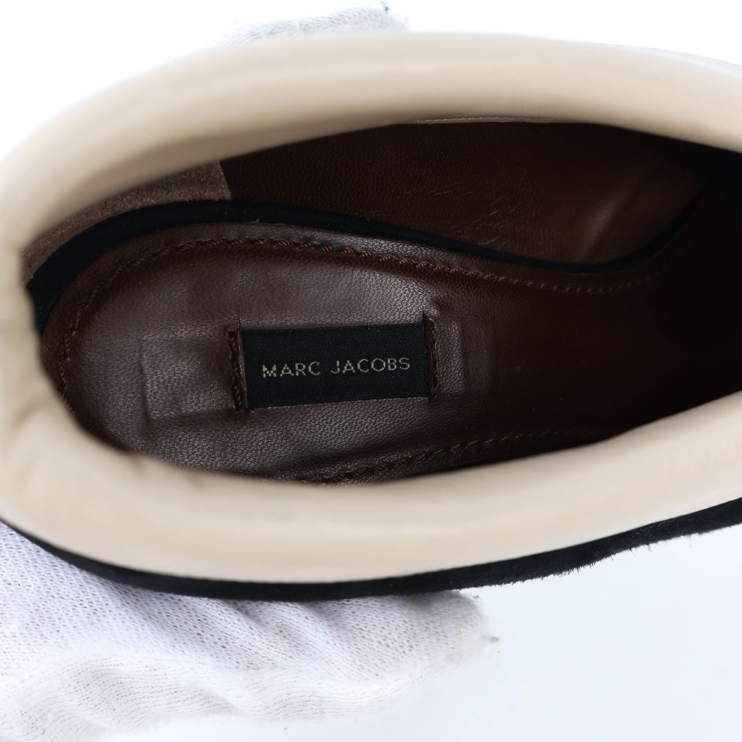Marc Jacobs Black/Beige Suede 38