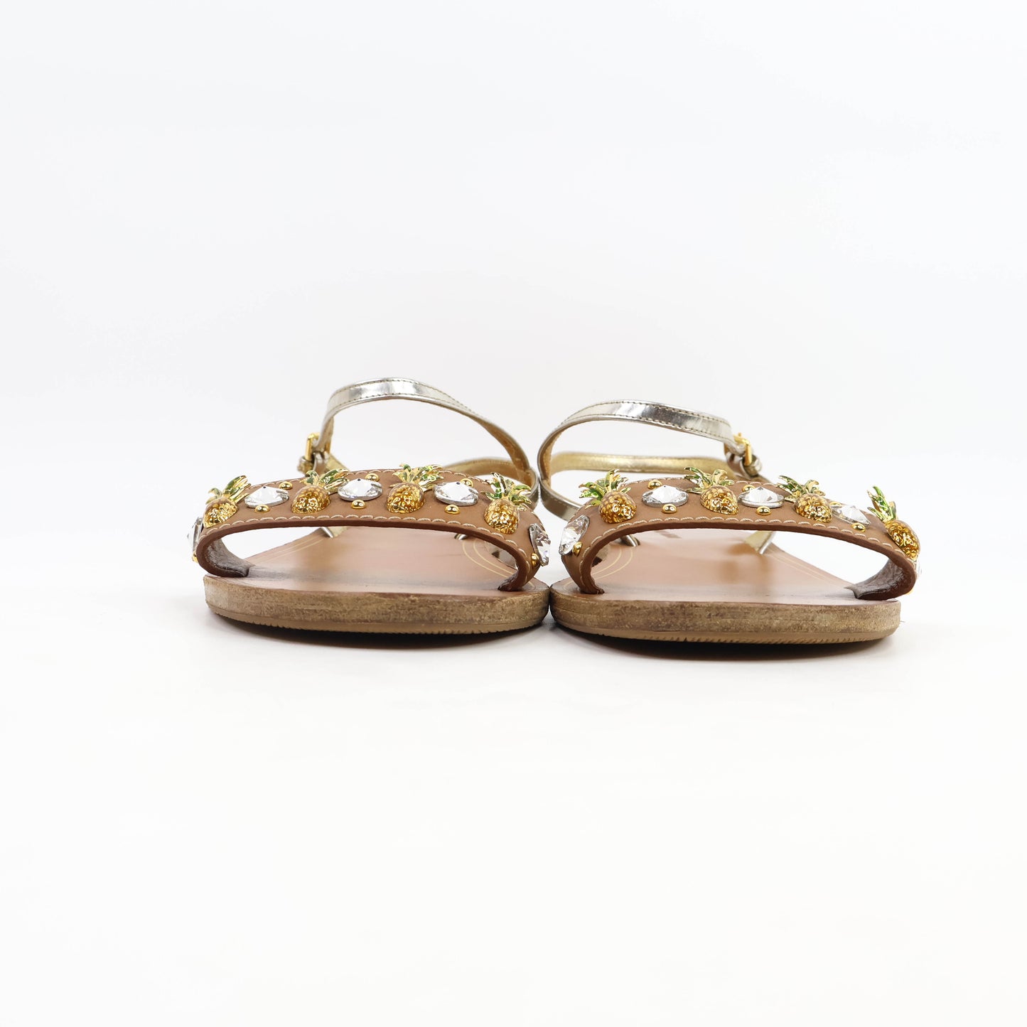 Miu Miu Sandals Pineapple Crystal 39.5