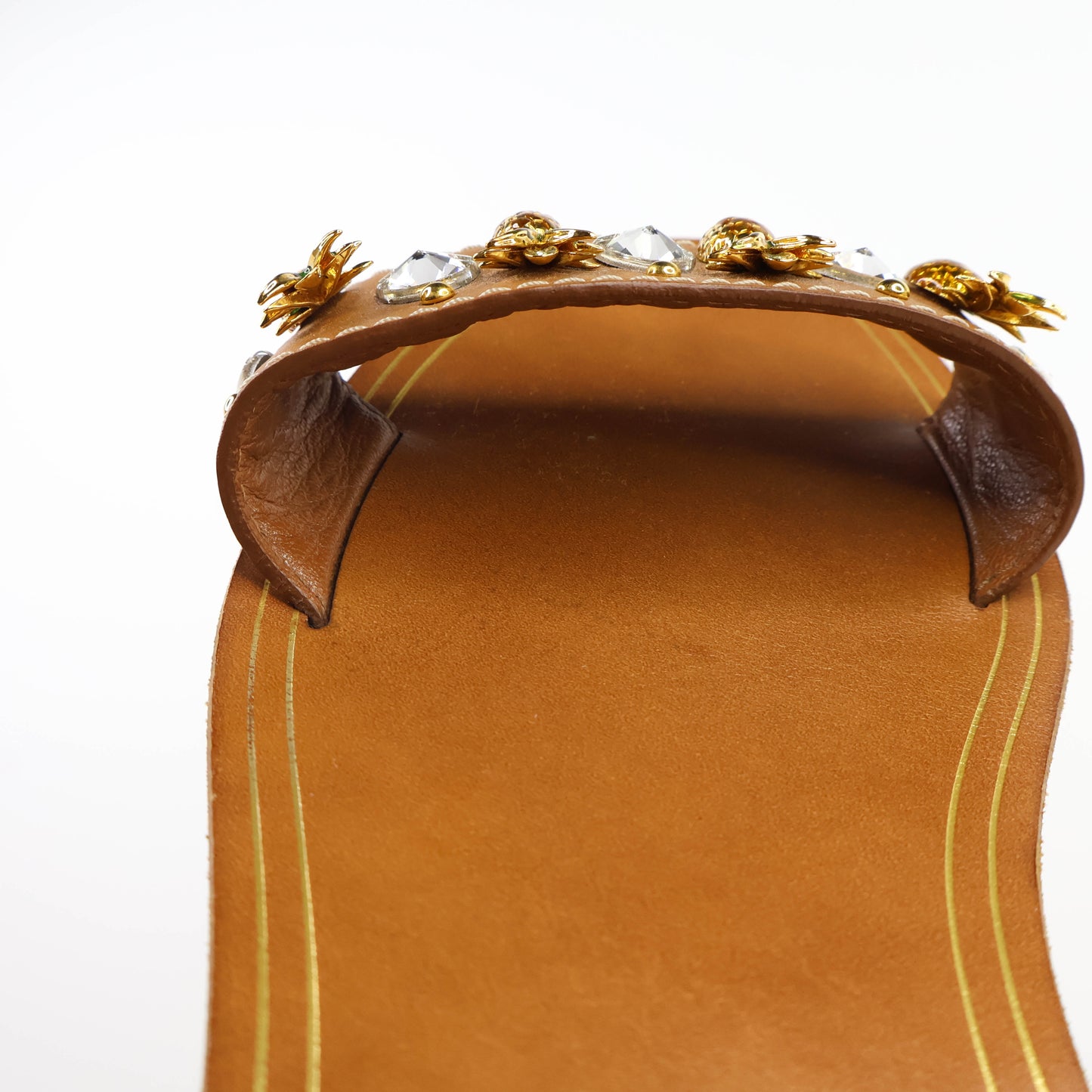 Miu Miu Sandals Pineapple Crystal 39.5