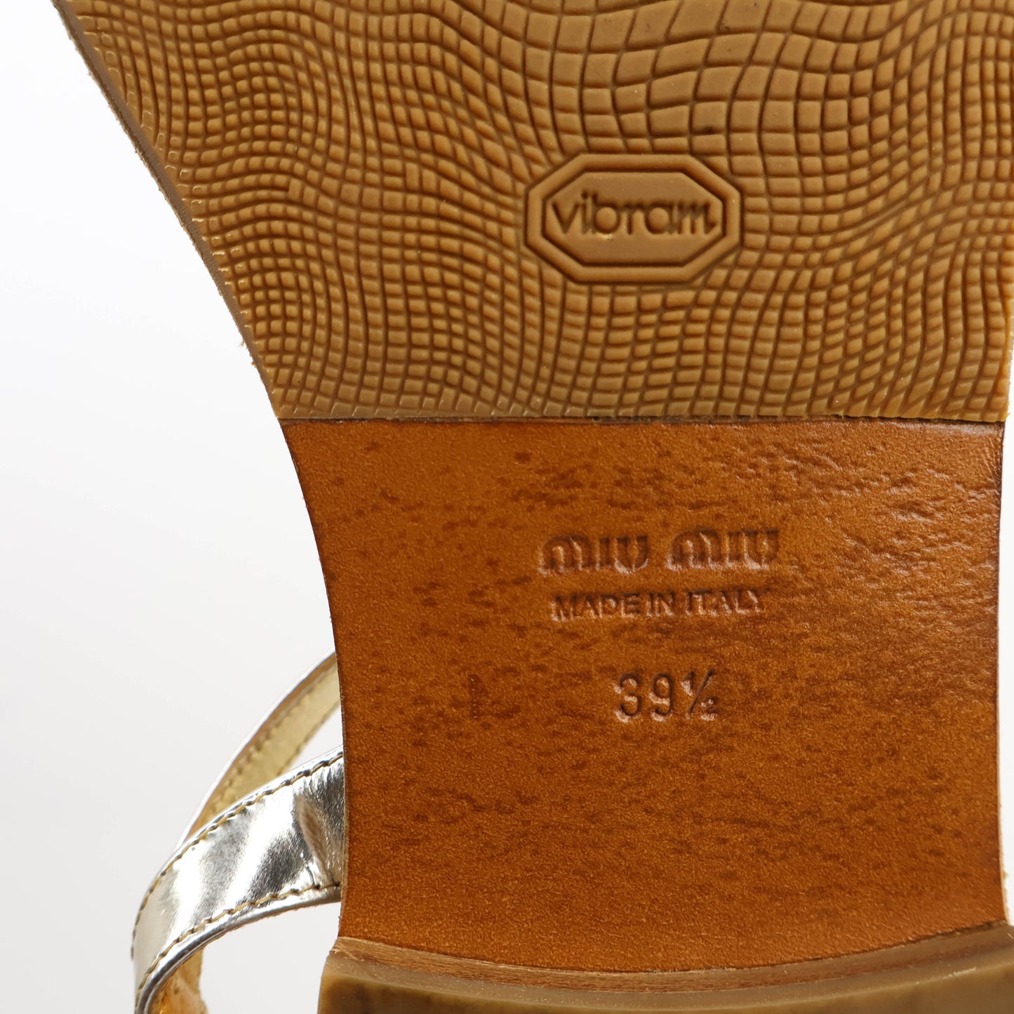 Miu Miu Sandals Pineapple Crystal 39.5