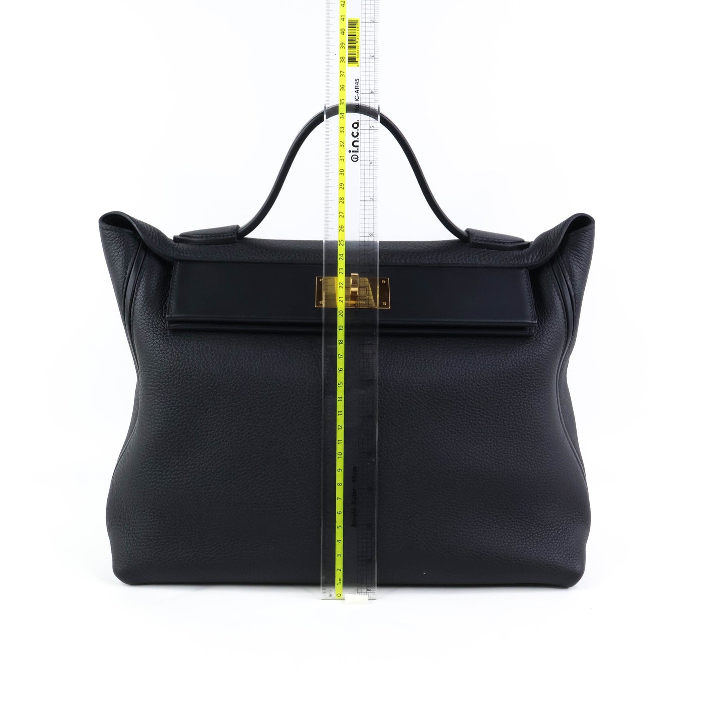 Hermes 24/24-35 Togo Swift Black GHW