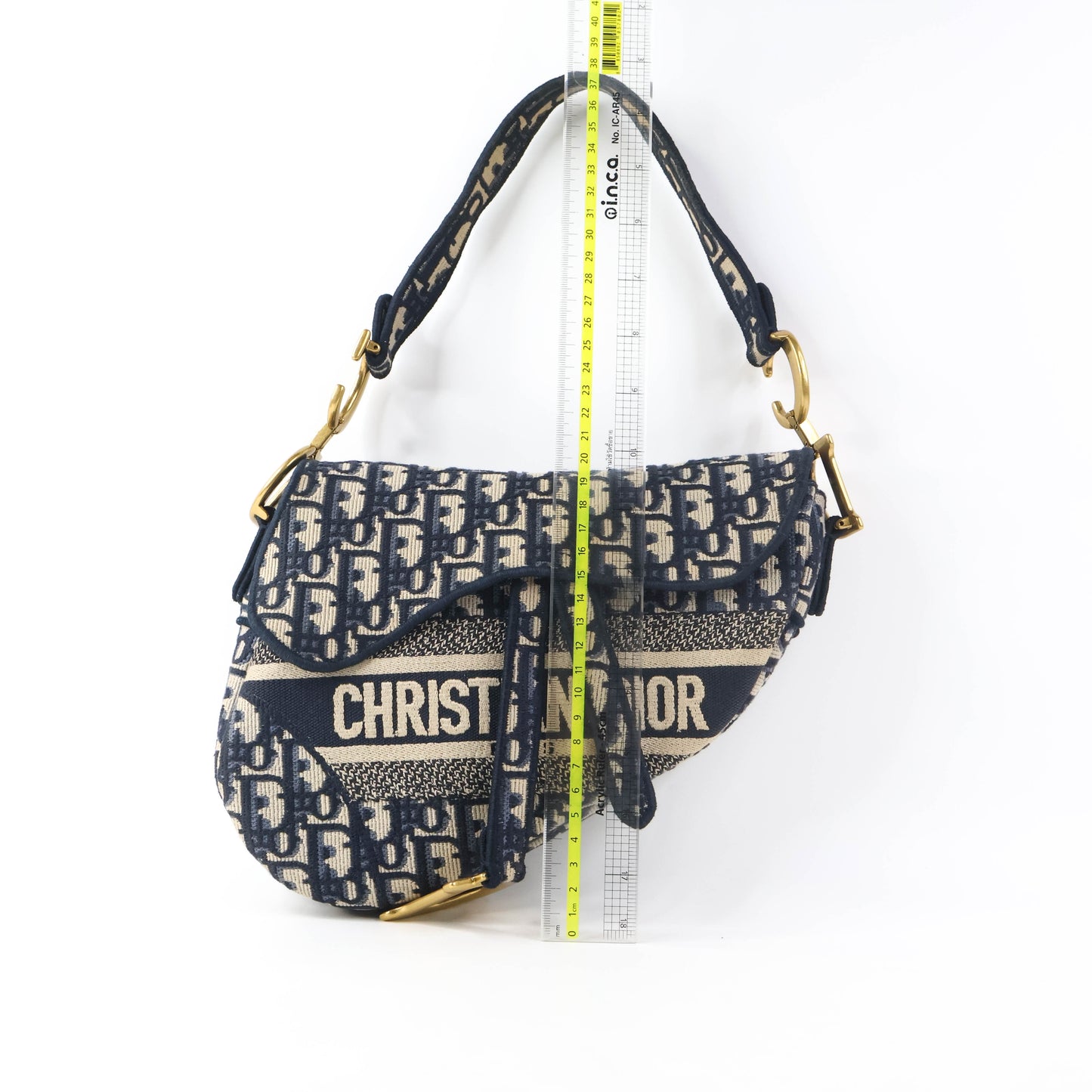 Christian Dior Saddle Medium Oblique Navy