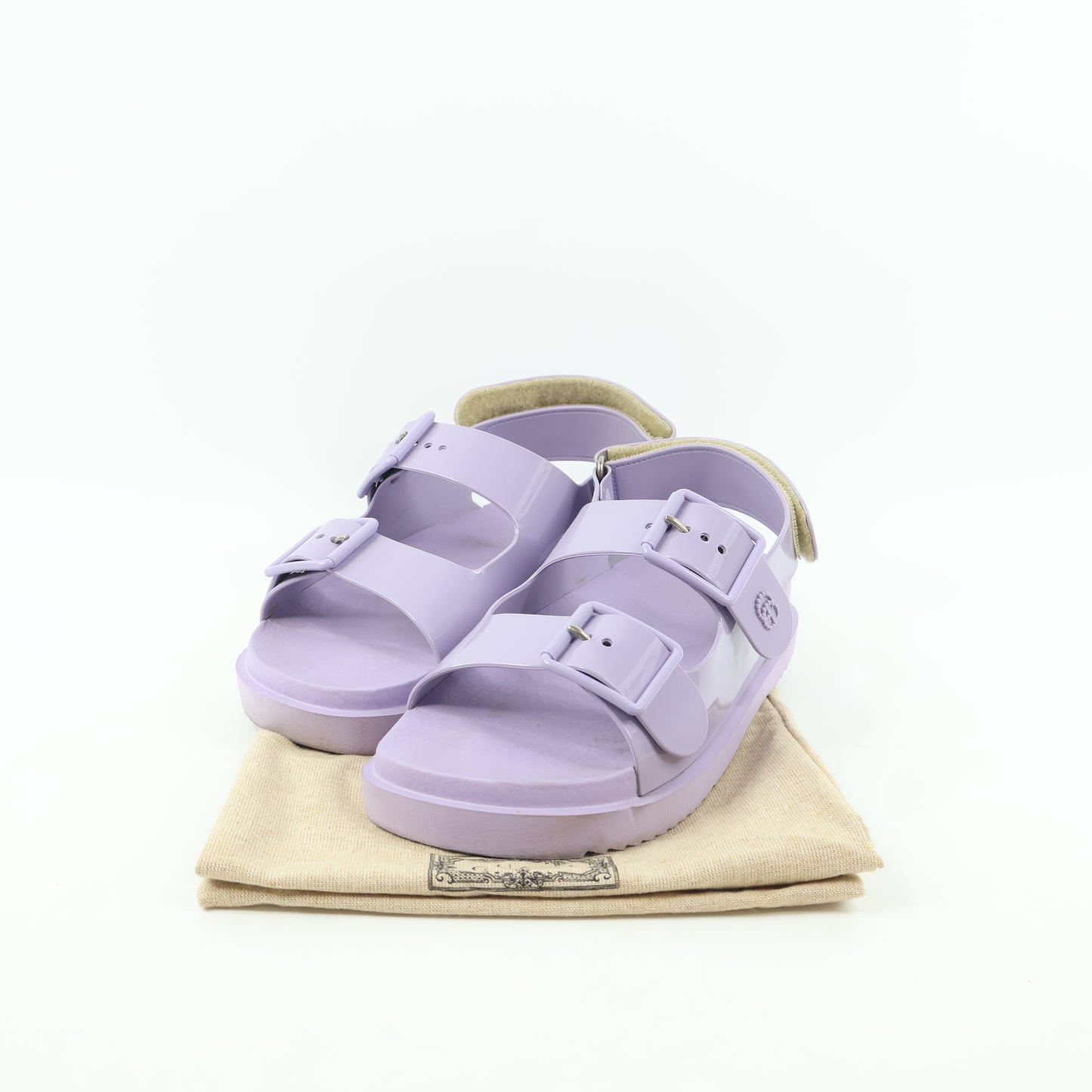 Gucci Sandals Rubber Violet 38