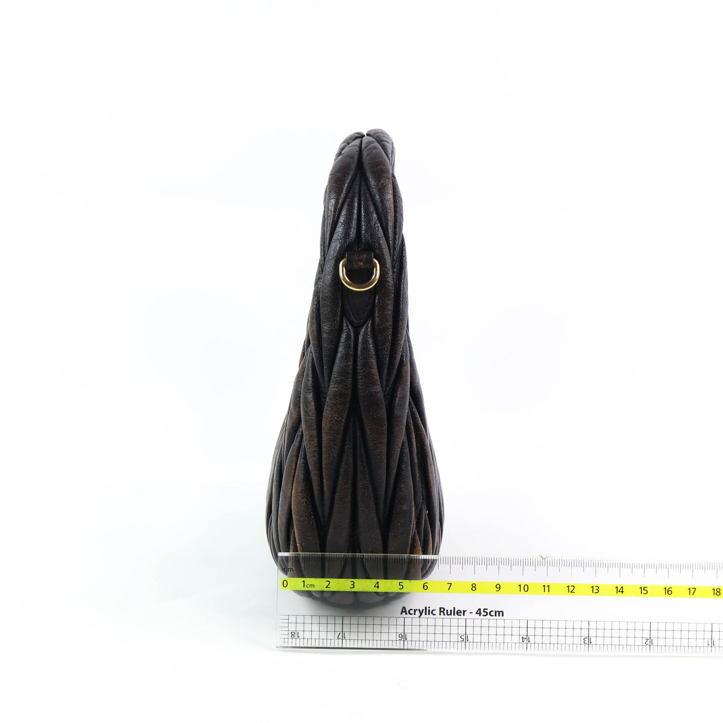 Miu Miu Wander Matelasse Coffee