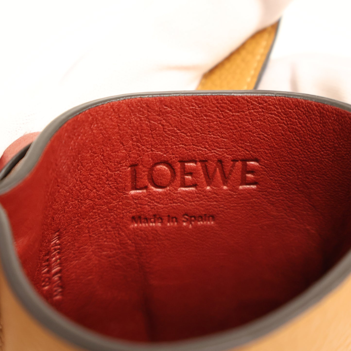 Loewe Phone Holder With Strap Tan