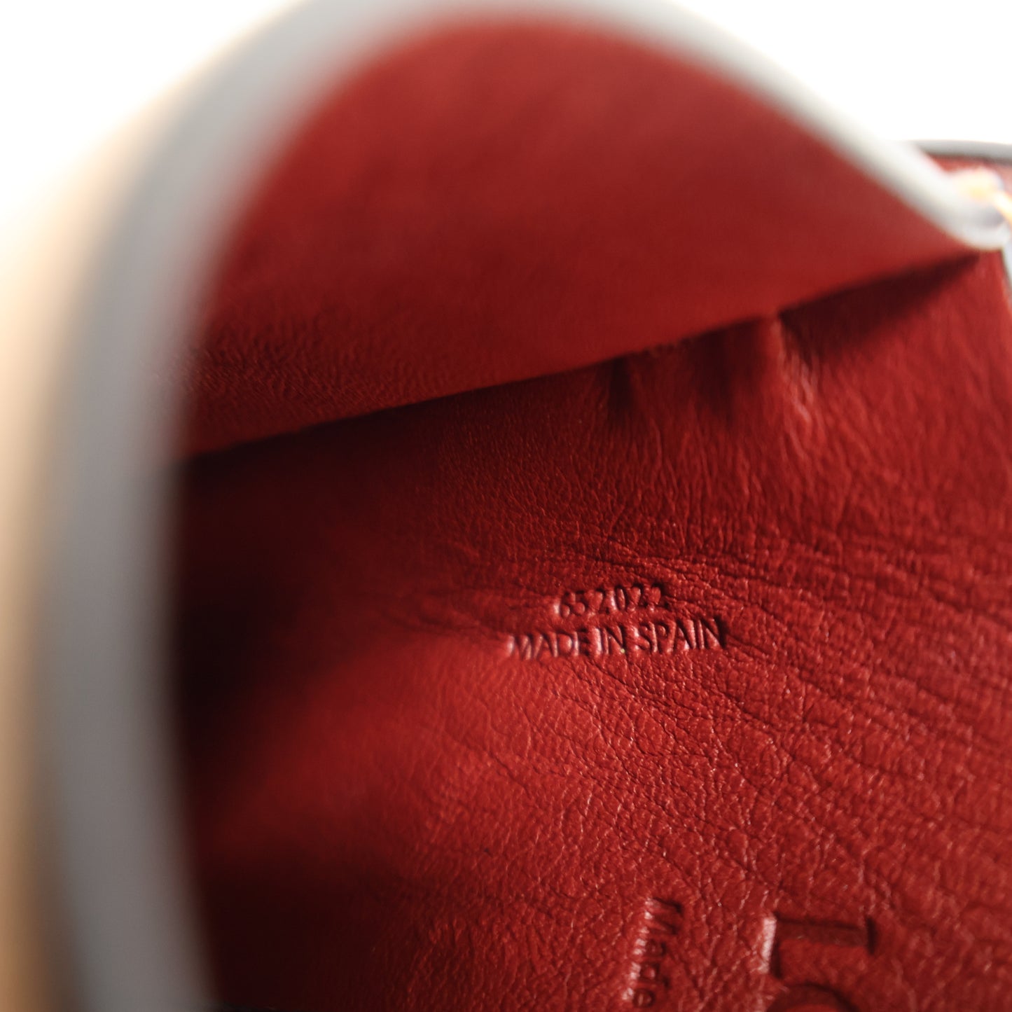 Loewe Phone Holder With Strap Tan