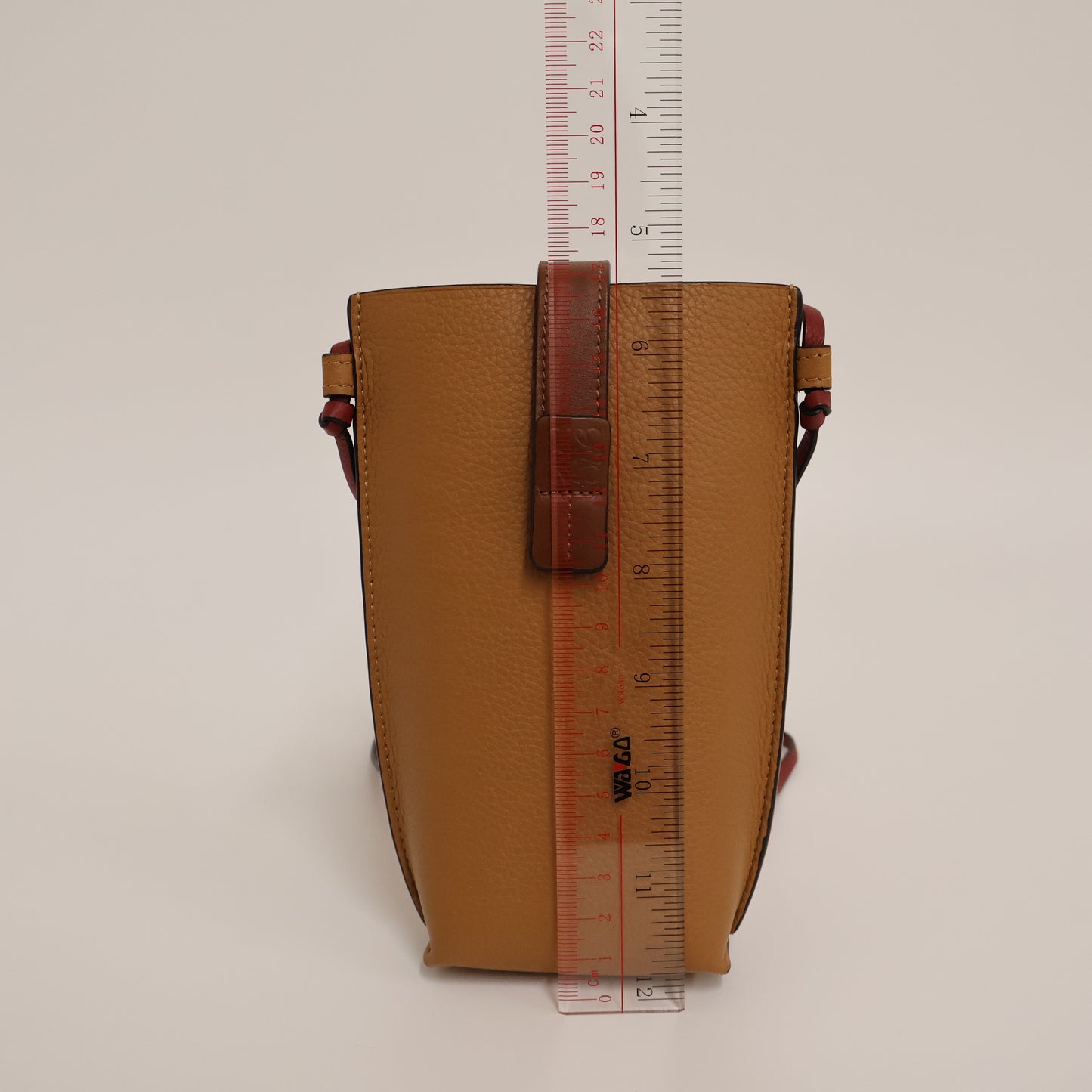 Loewe Phone Holder With Strap Tan