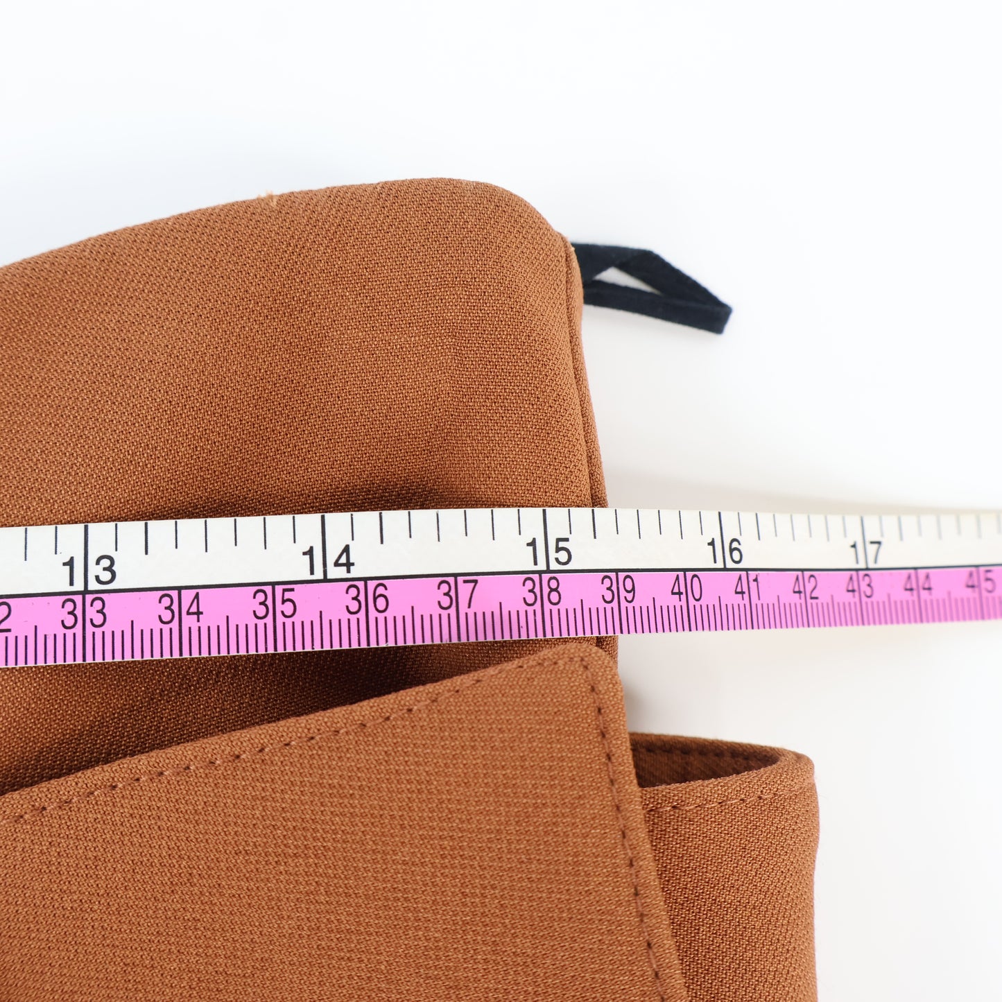 Celine Pants with Belt Brick Brown