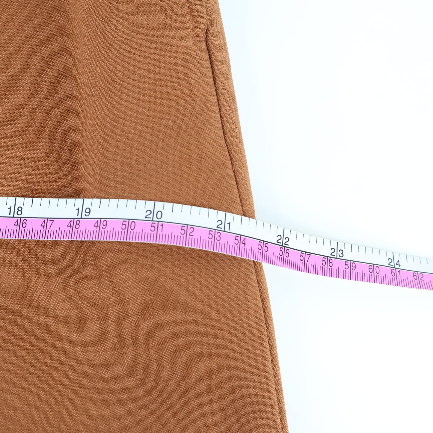 Celine Pants with Belt Brick Brown