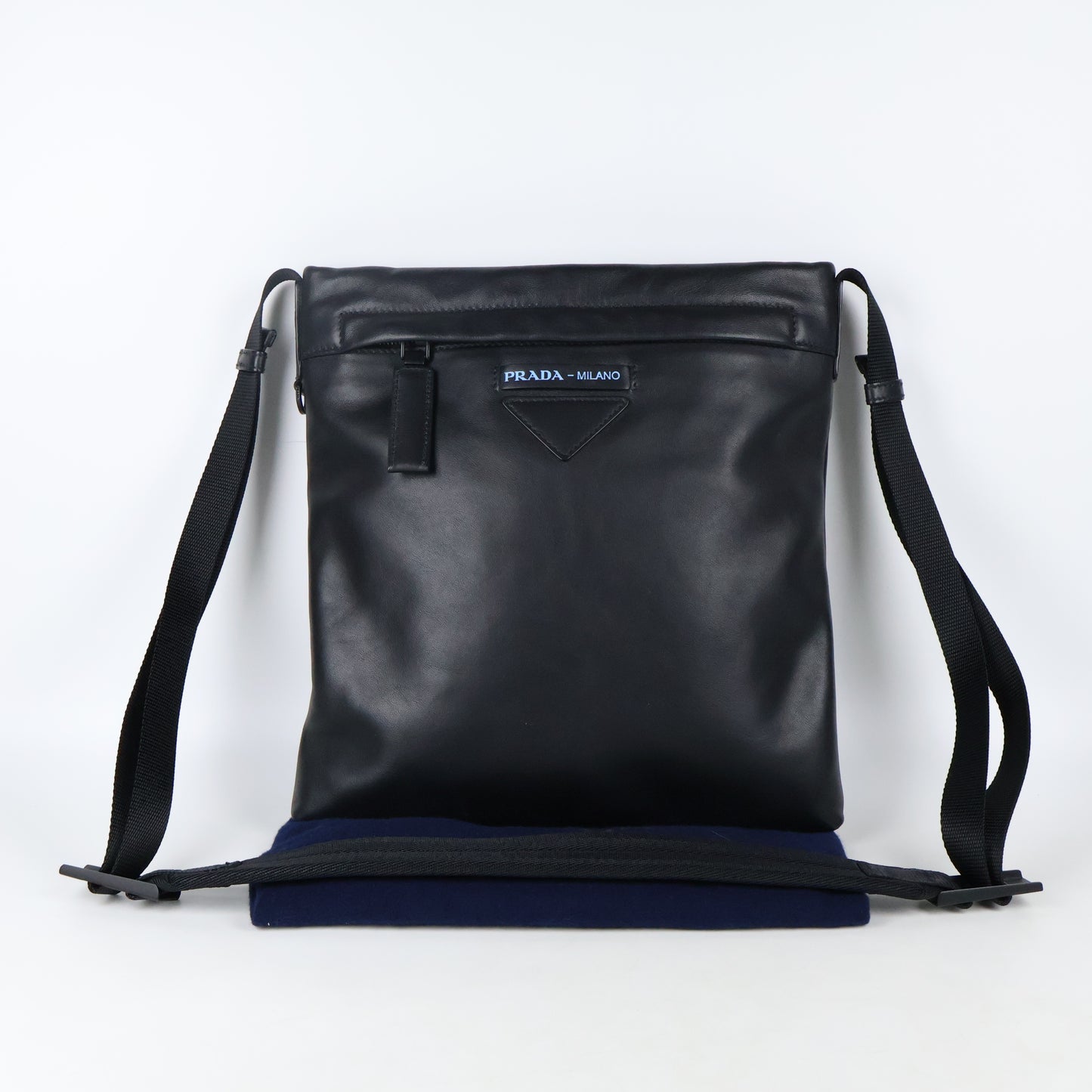 Prada Grace Lux Messenger Bag Black